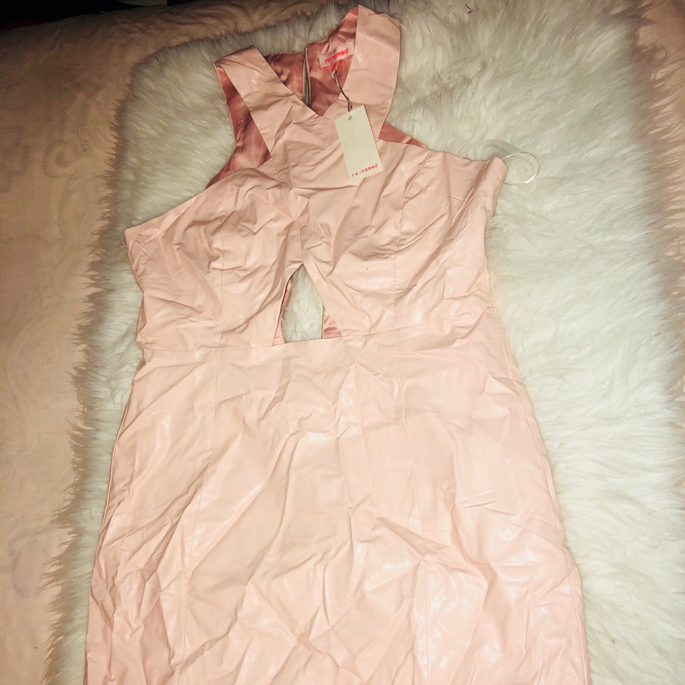 Leather Mini Dress